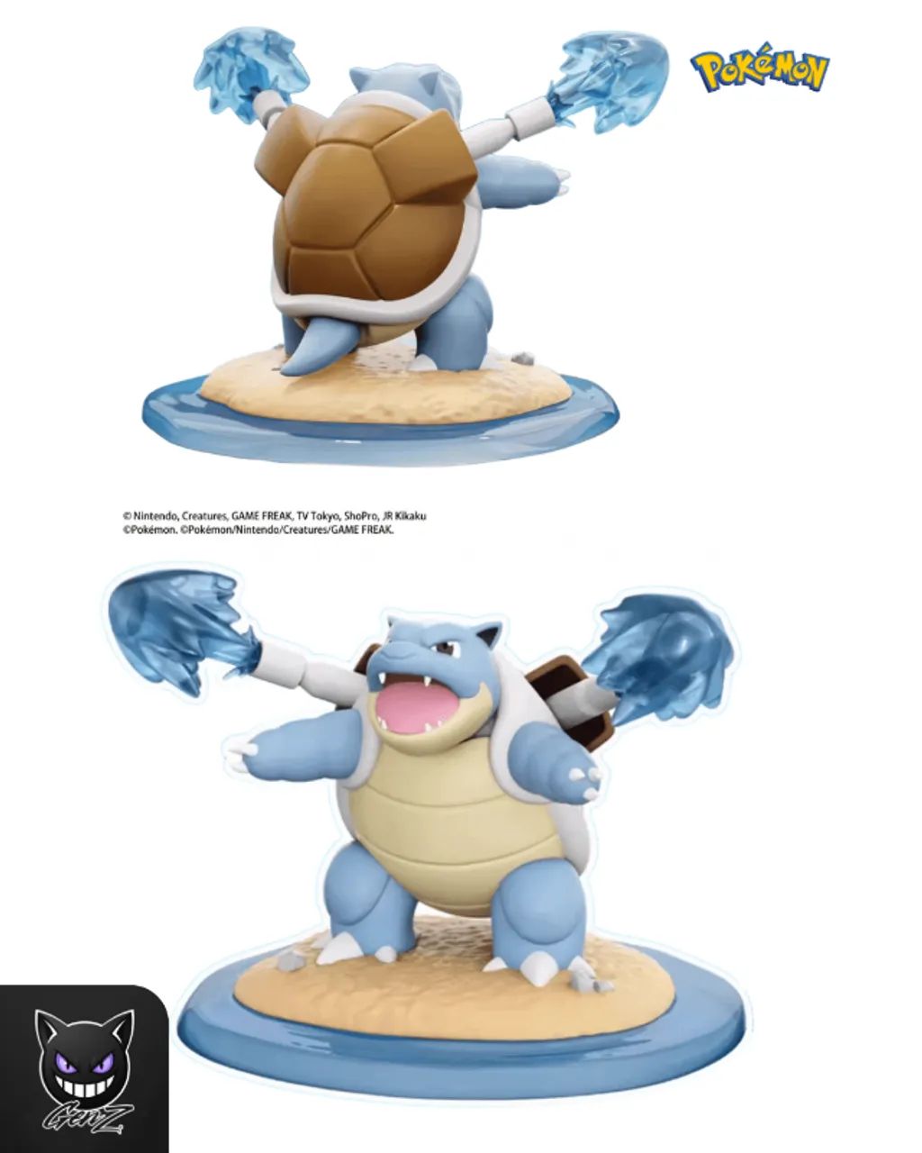 Figura Pokemon Boneco Blastoise Colecionável - Foto 3