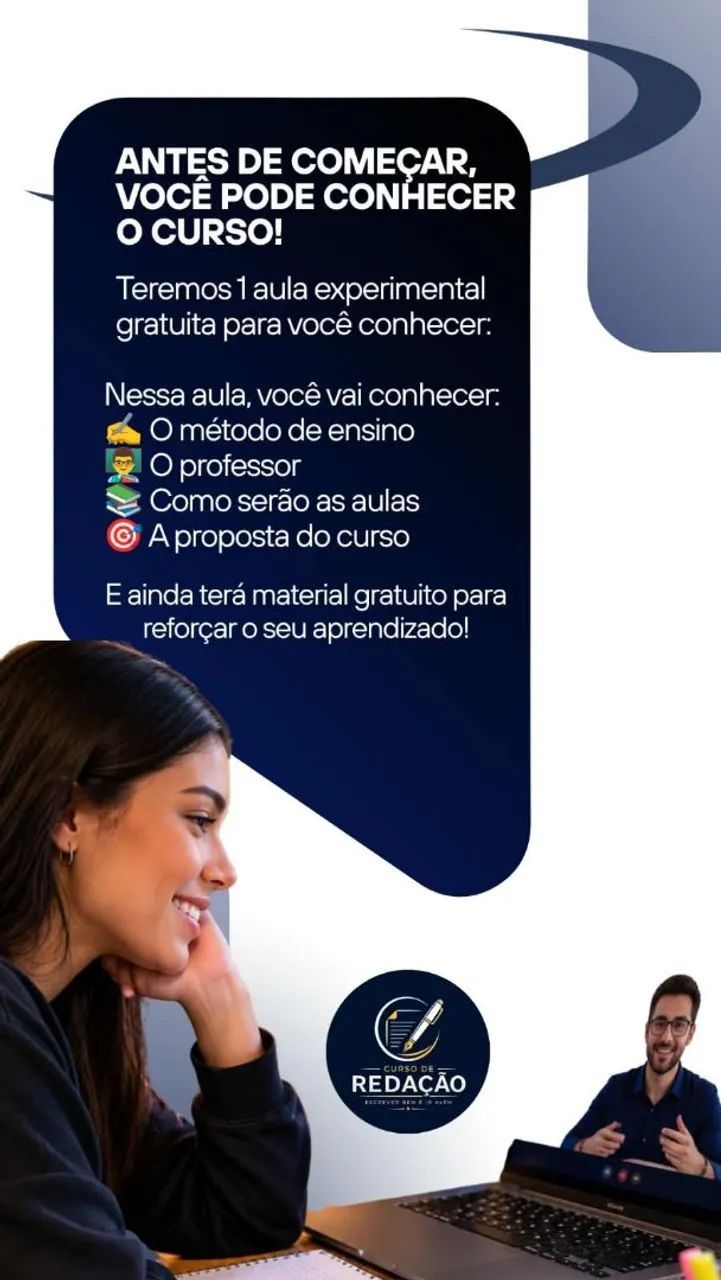 Curso de Redação Online  - Foto 3