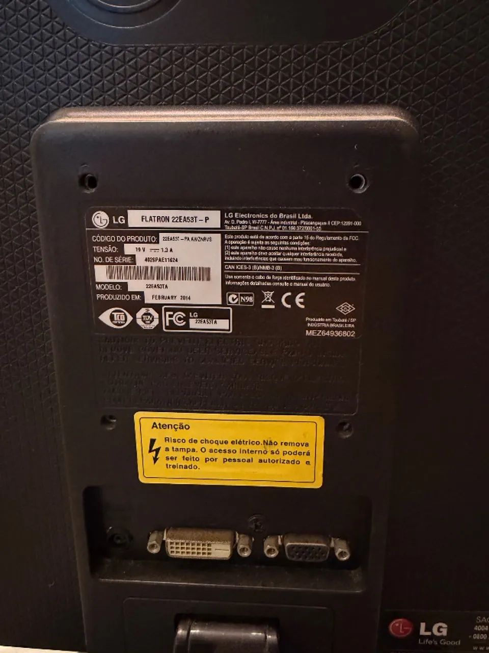 VENDE-SE MONITOR LG FUNCIONANDO PERFEITAMENTE  - Foto 2