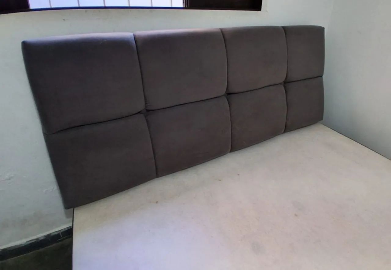 Cama box bau casal padrão + cabeceira - Foto 4