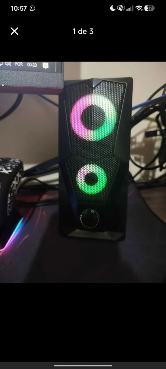 Caixa de som gamer Multilaser - Foto 3