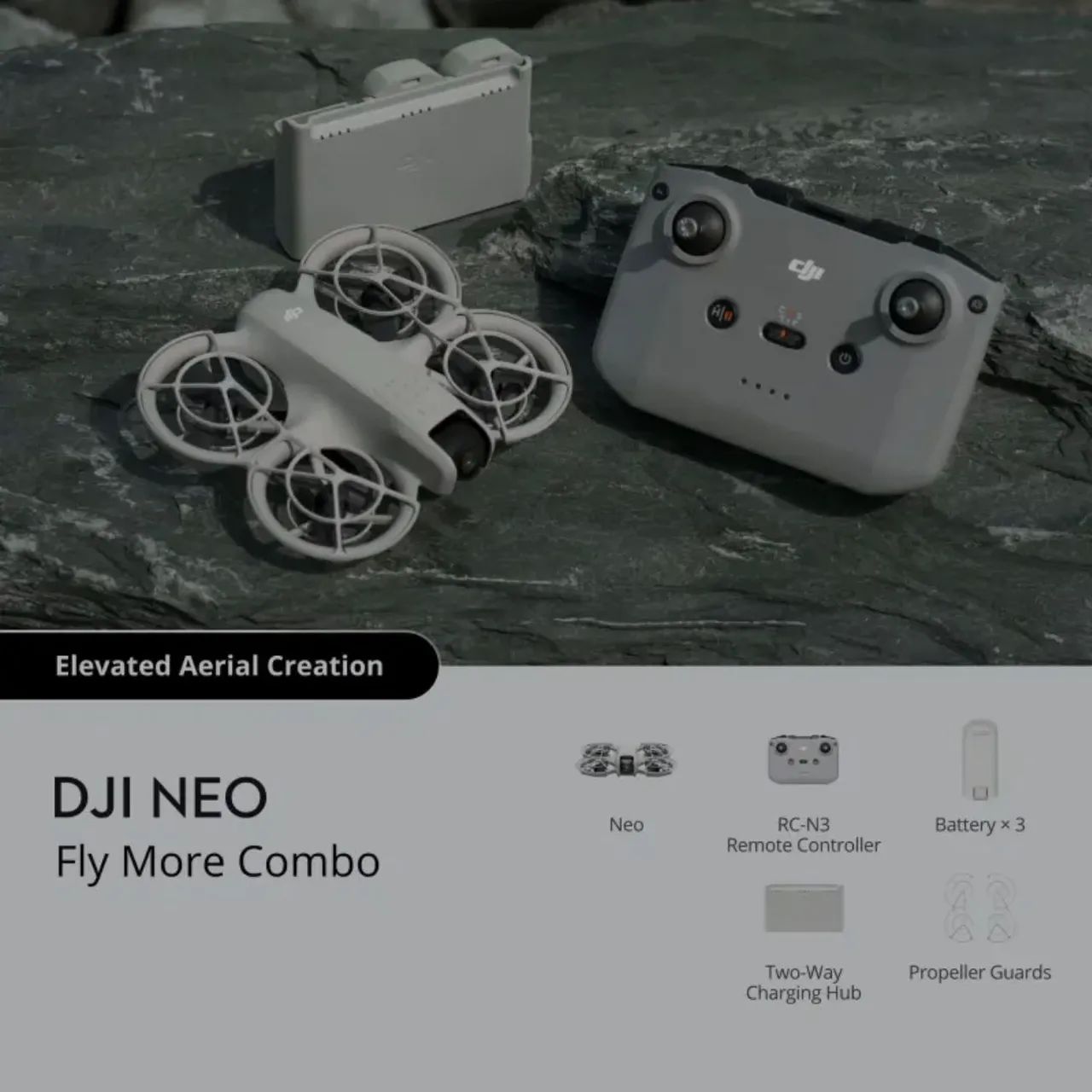 Drone DJI Neo Combo Fly More - COMO NOVO!