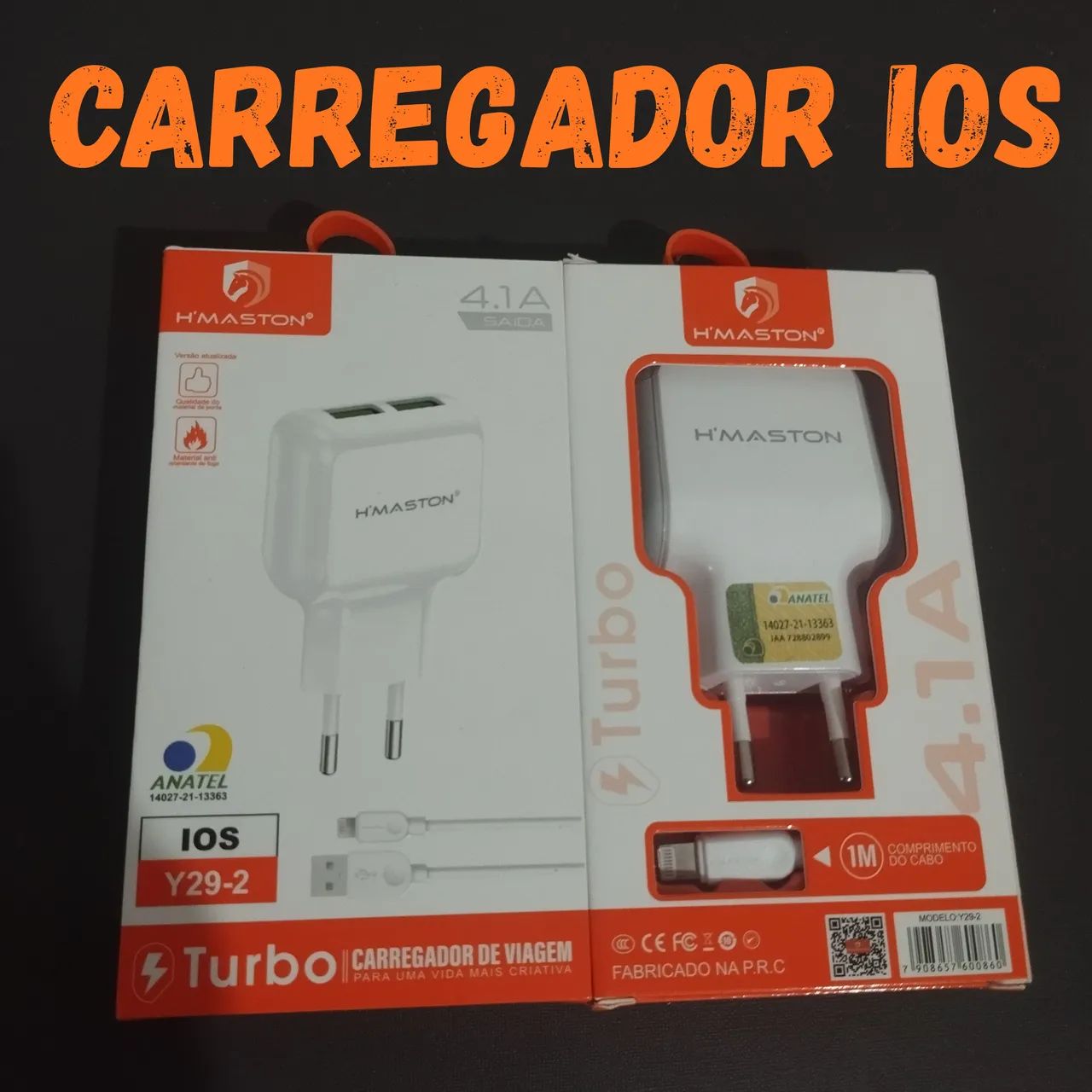 Carregador turbo tipo C e ios (iPhone) promoção  - Foto 3
