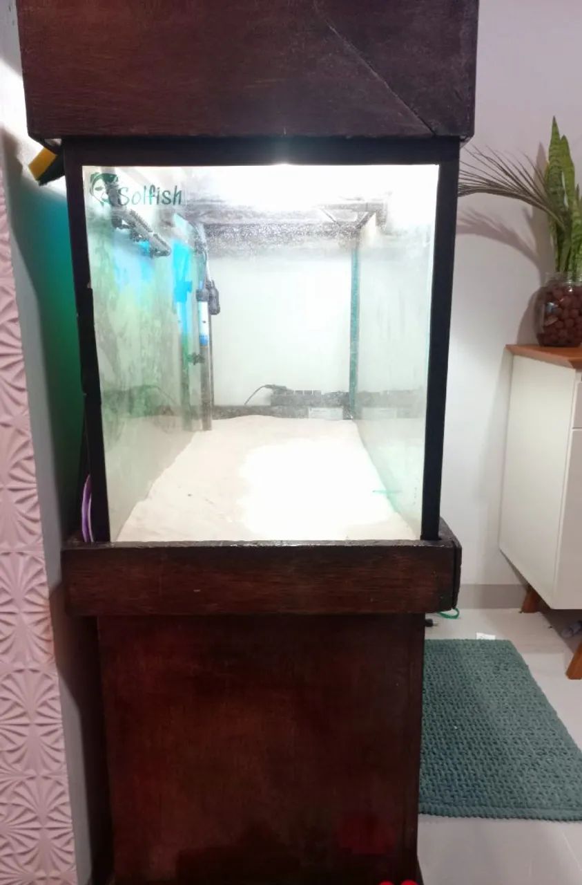Aquário Jumbo grande 200 litros com Movel - Foto 3