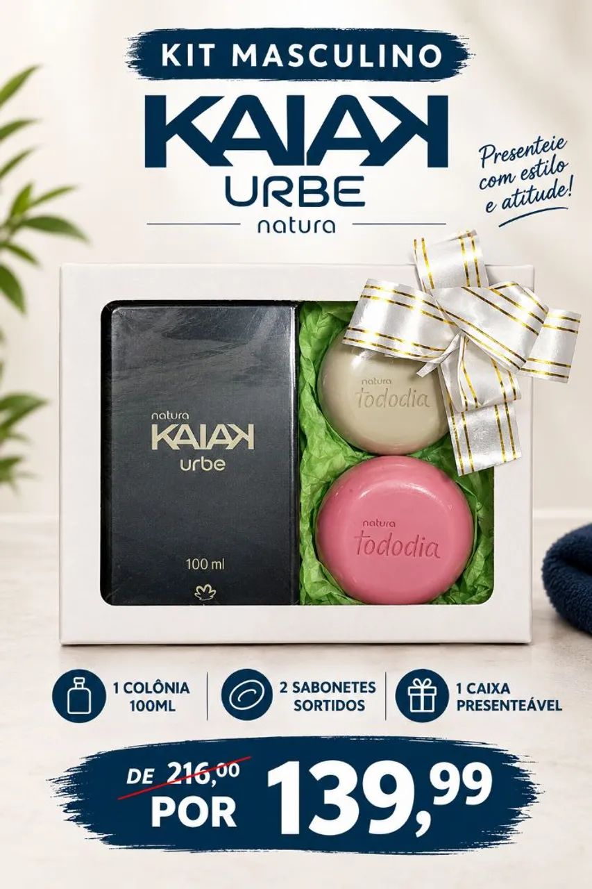Kits Masculinos e Femininos Natura  - Foto 5