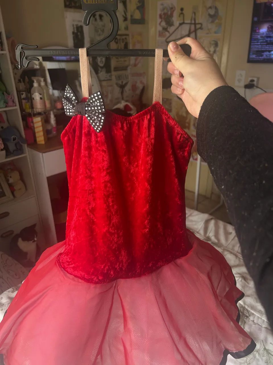 Vestido menina vermelho  - Foto 4