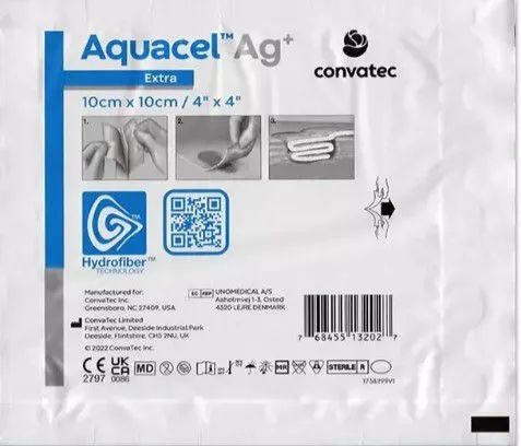 Kit 5 unidade Aquacel AG + Extra 10cm x 10cm Unidade - Convatec - Foto 2
