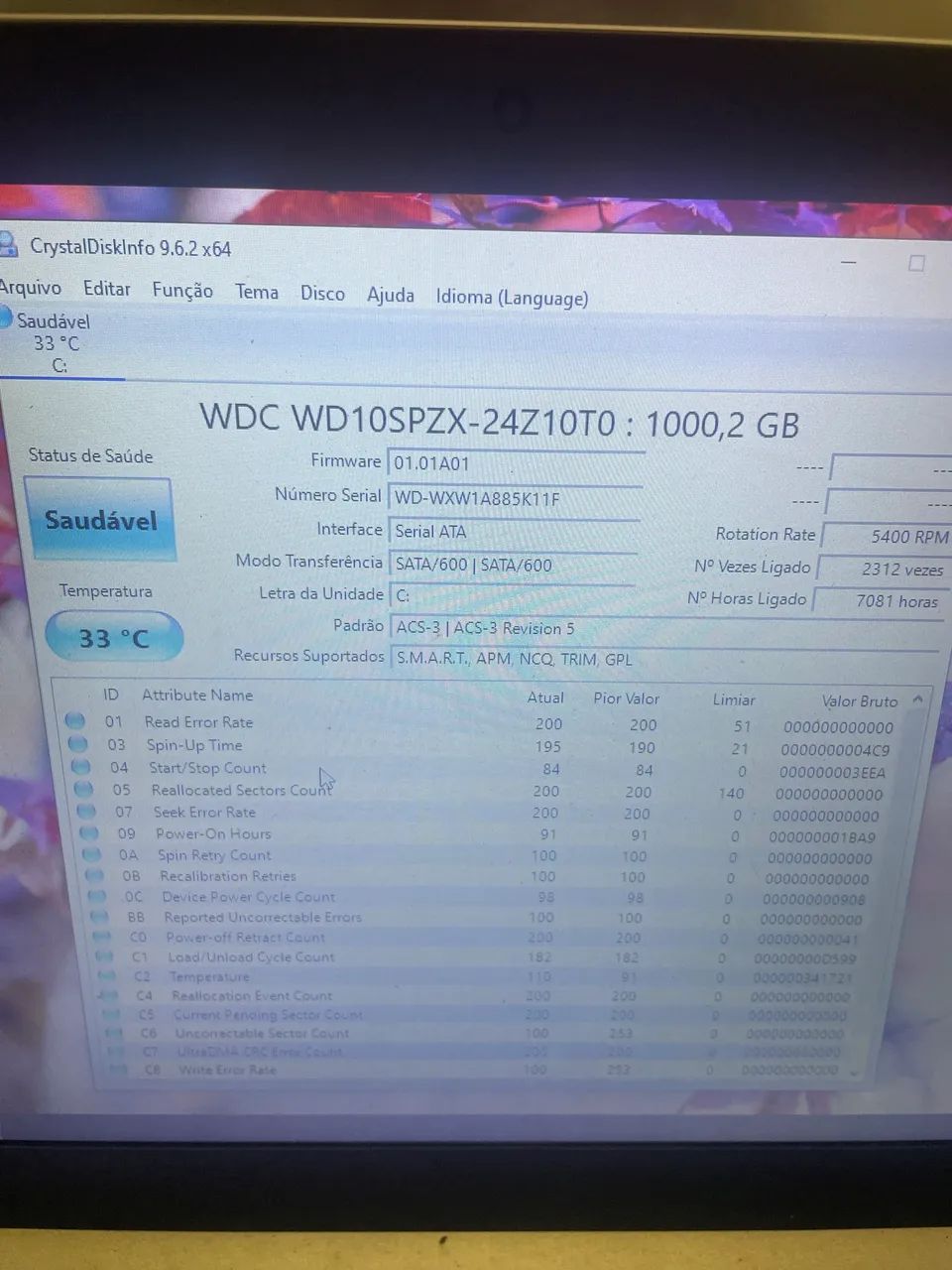 HD WD 1TB SAUDÁVEL / FUNCIONANDO PERFEITAMENTE  - Foto 2