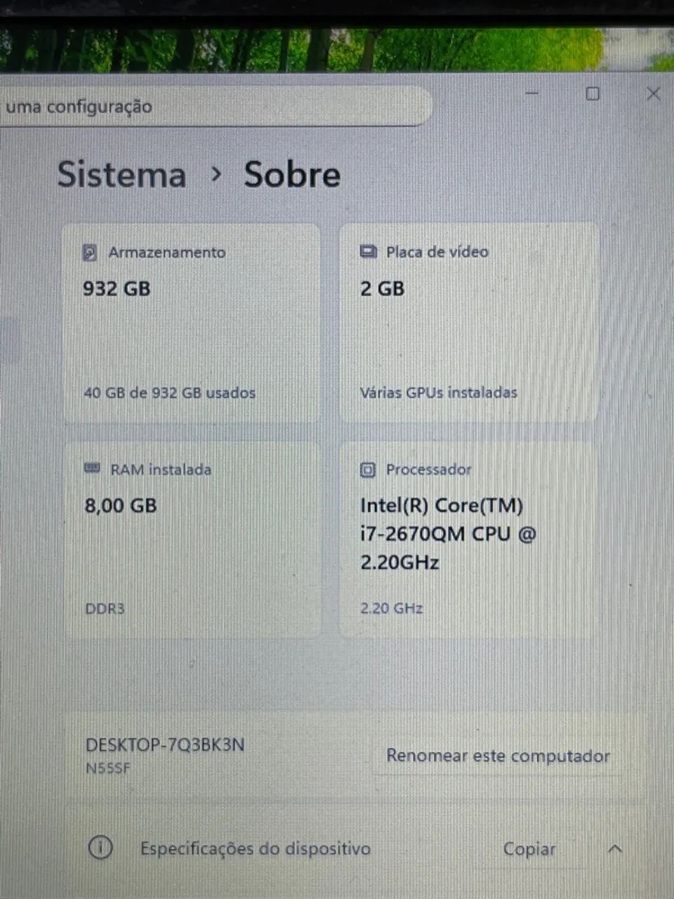 Ásus i7 modelo n55s - Foto 4