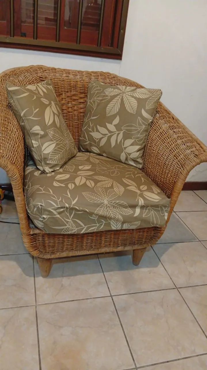 Poltrona vimo rattan barbada R$200 - Foto 3