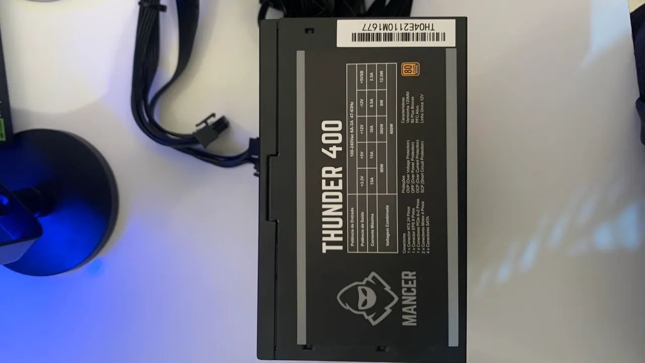 Fonte thunder 400w, nova! - Foto 2
