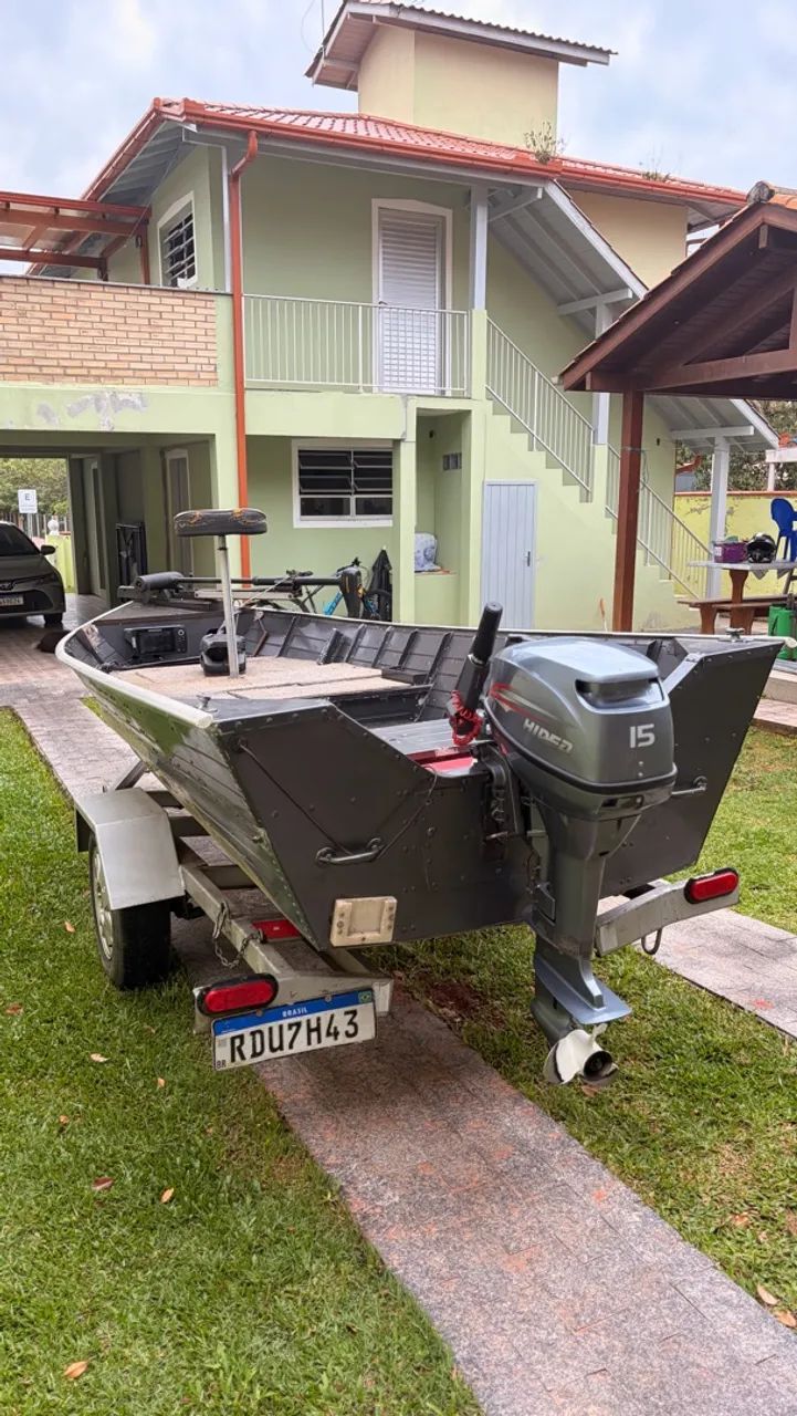 Vendo lancha de alumínio  - Foto 5