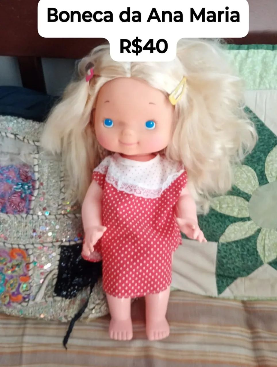 Boneca é uma Ana Maria clássica da marca Estrela, famosa nos anos 90 incompleta