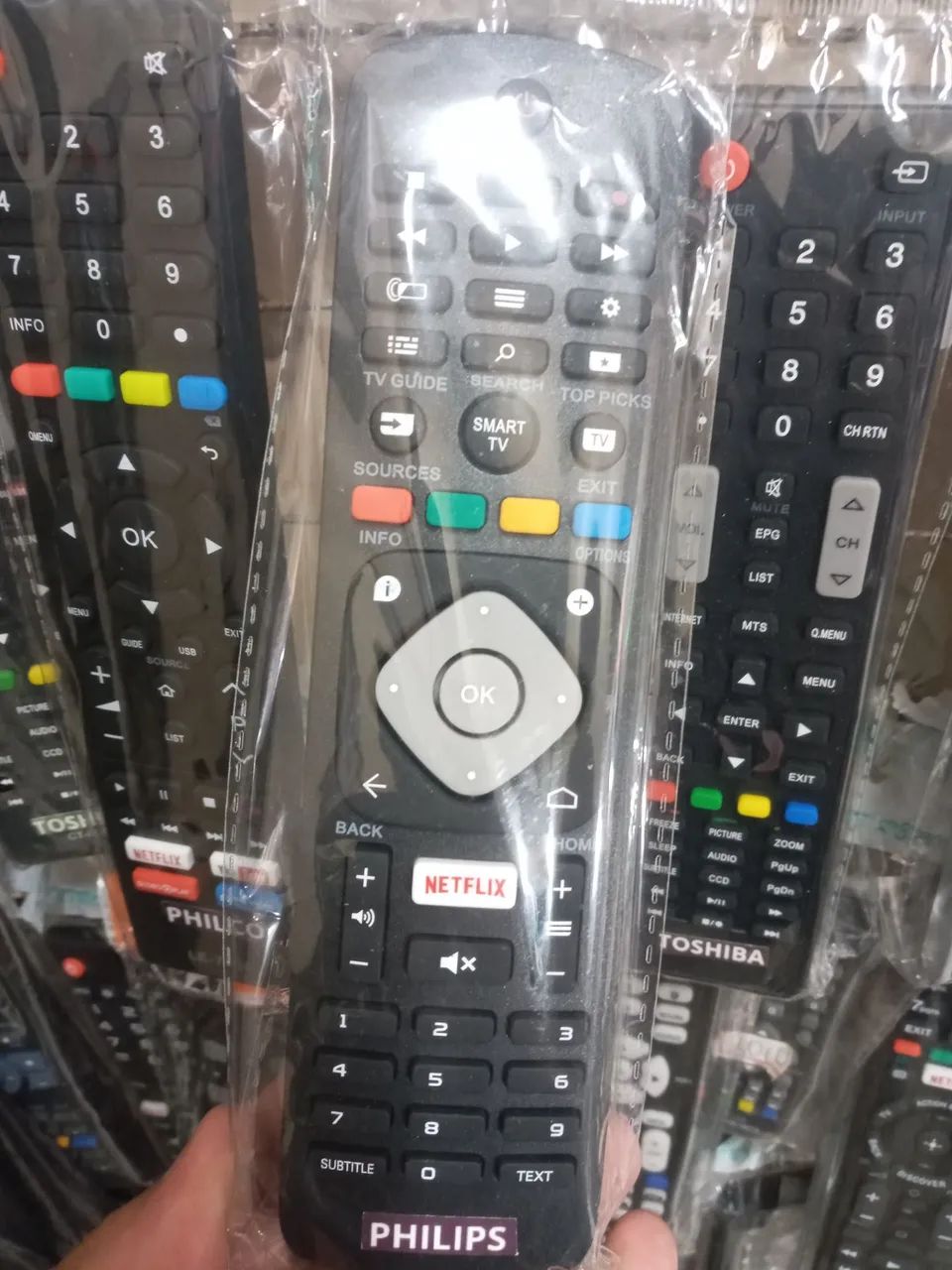 Controles de tv philips