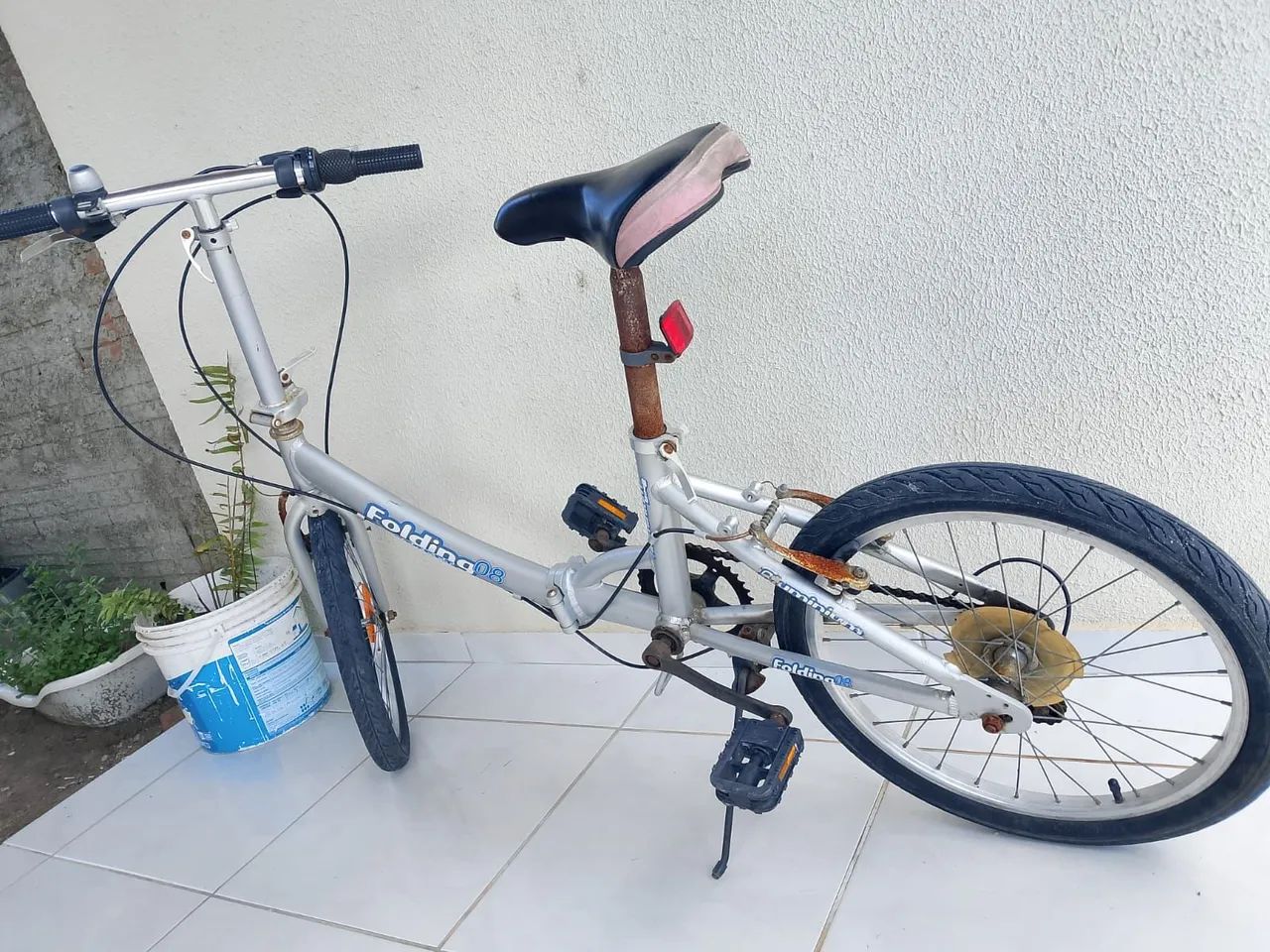 Bicicleta dobrável aceito trocas