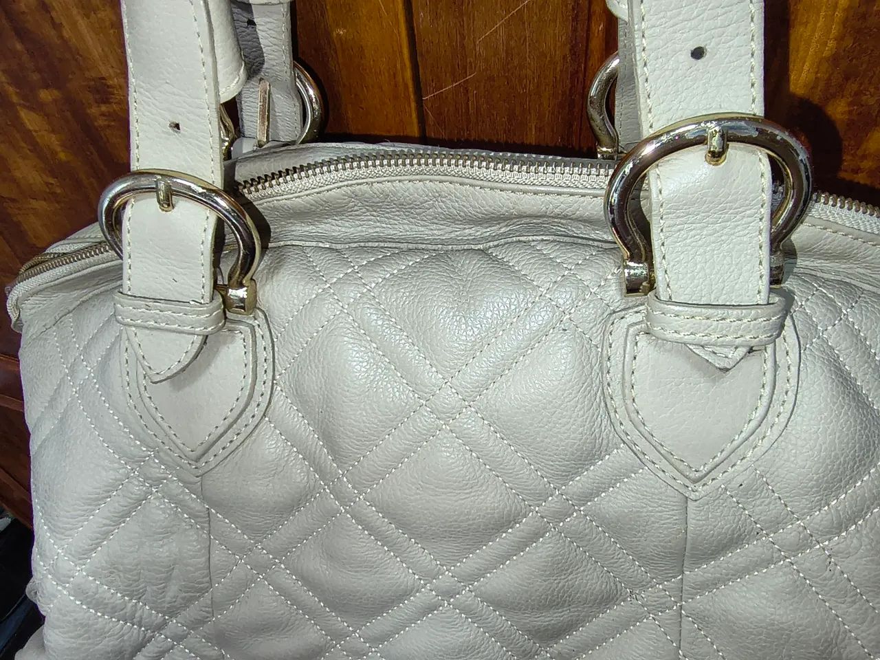 Bolsa Bege de couro Antonella  - Foto 3
