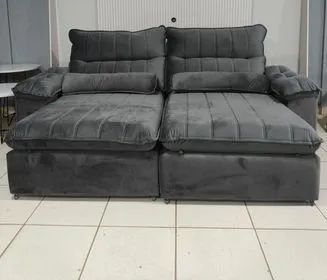 Sofá - (Retrátil e Reclinável) Van Gog. (2,30m D33) Dividimos Em Até 10x Sem Juros - Foto 2