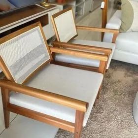 Poltrona em Linho - (Entregamos)! - Foto 2