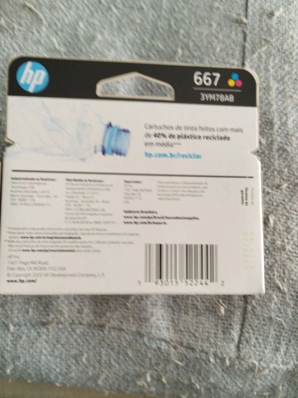 Cartucho de Tinta HP 667 Colorido  - Foto 4