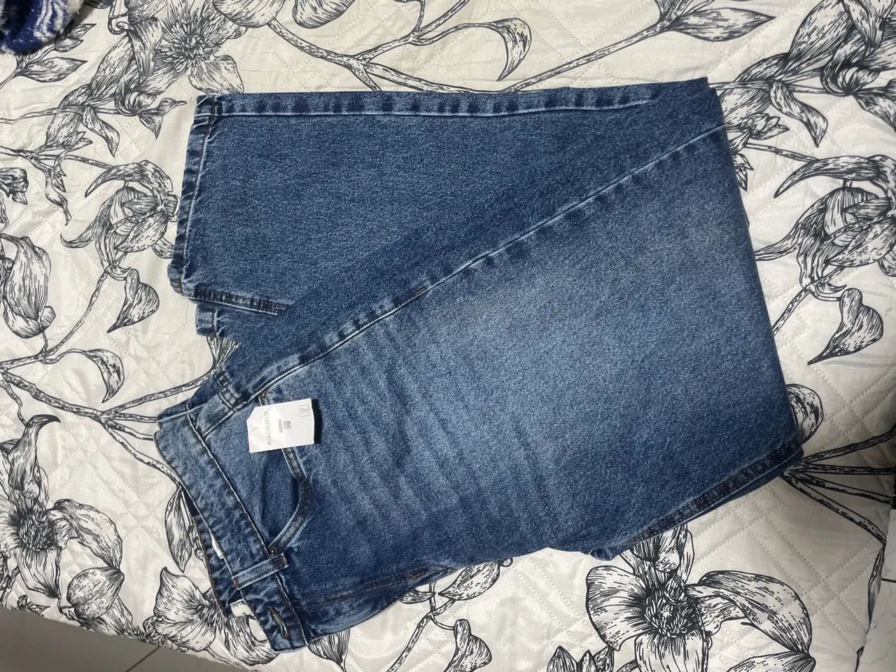 Calça baggy azul