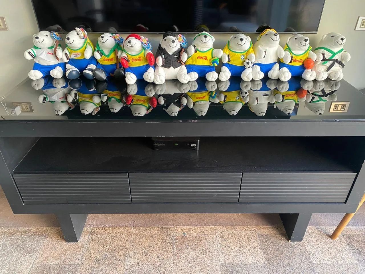 Urso de pelúcia da Coca-Cola das Olimpíadas de 2000 com 10.  - Foto 2