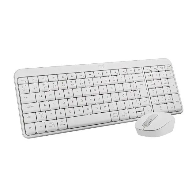 Teclado e Mouse Sem Fio Logitech MK250 Bluetooth Branco Frete Grátis - Foto 3