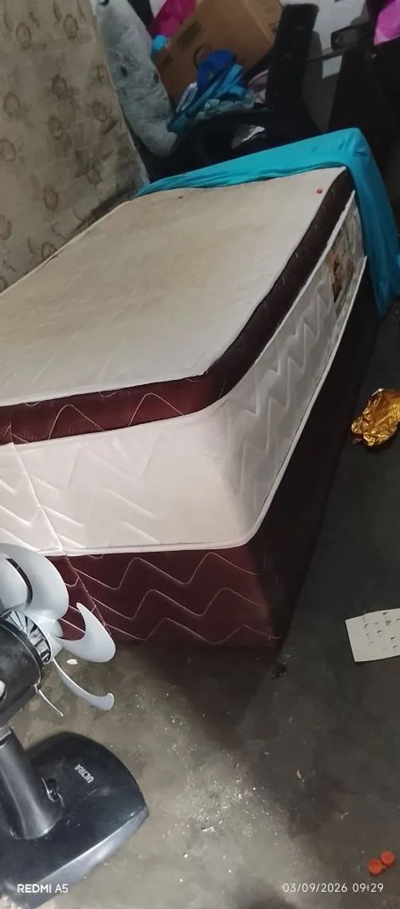 Cama box Gold solteiro de mola