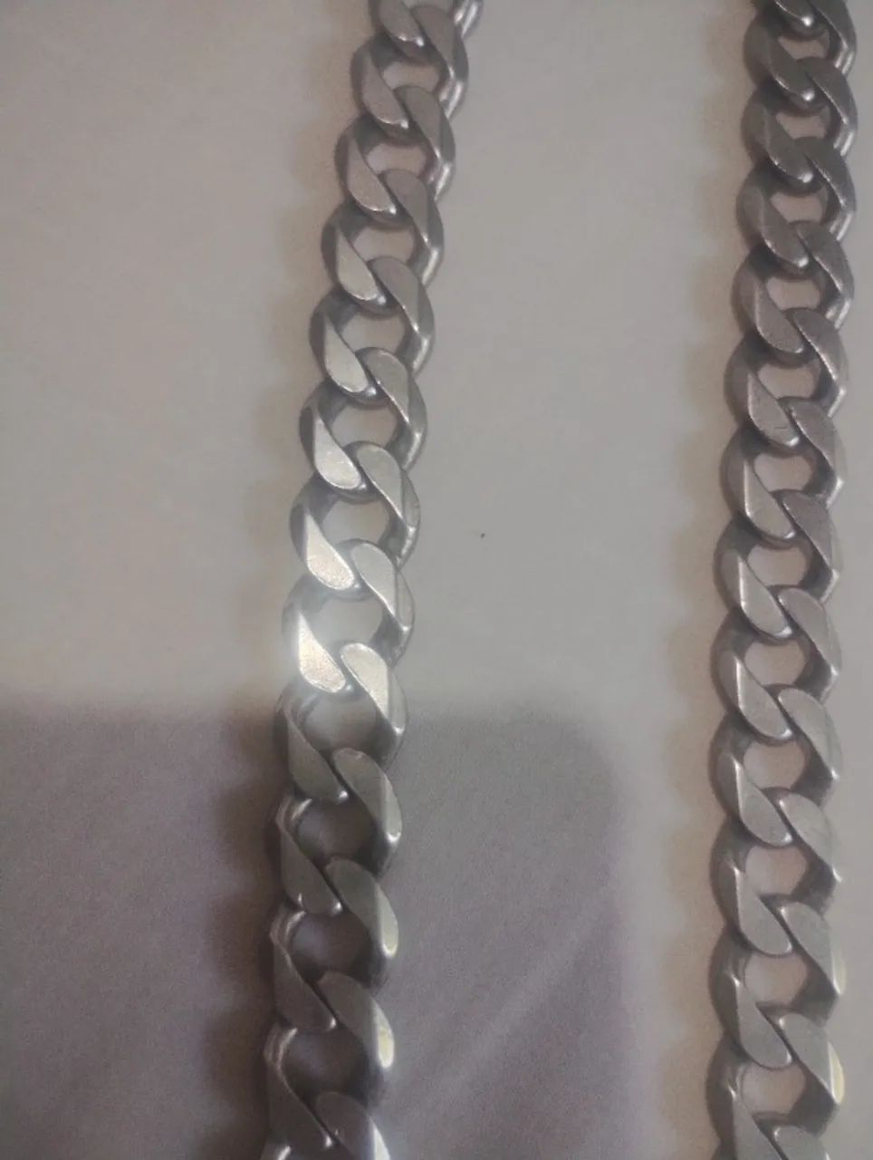 Corrente de prata maciça 925 pesando 197 gramas e 62cm, imponente!!! - Foto 3