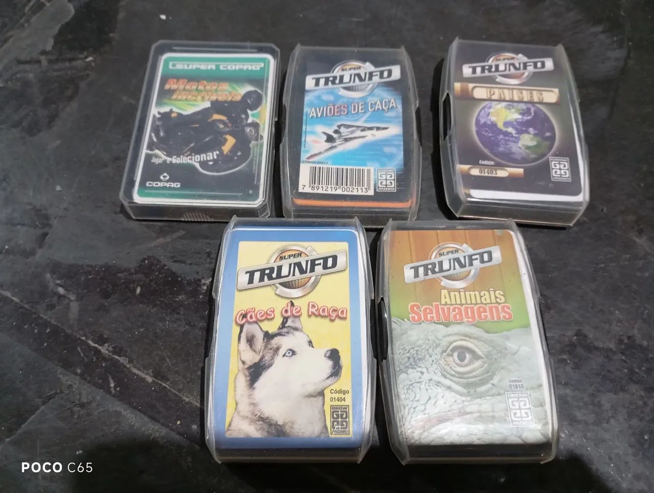 Jogos super trunfo cards completos lote