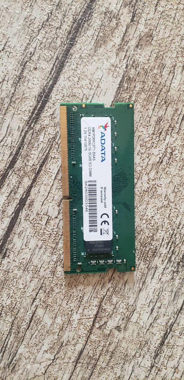 Memoria notebook ddr4 Adata 8gb - 2666