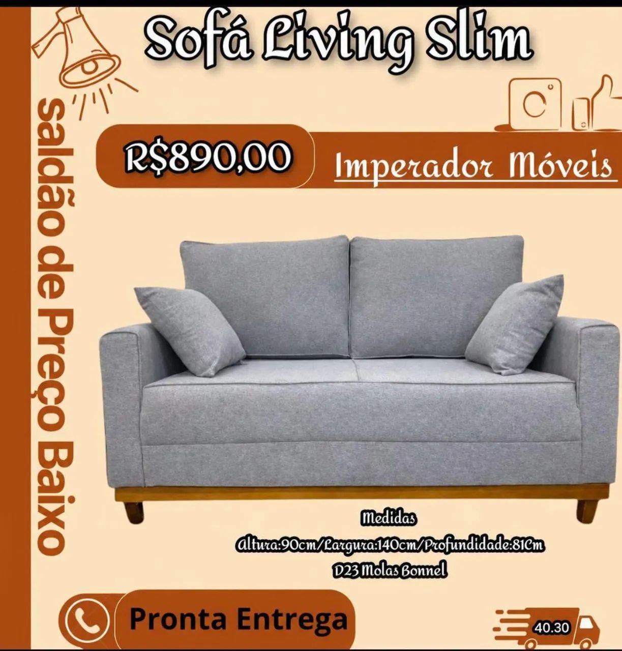 Sofá Living Slim