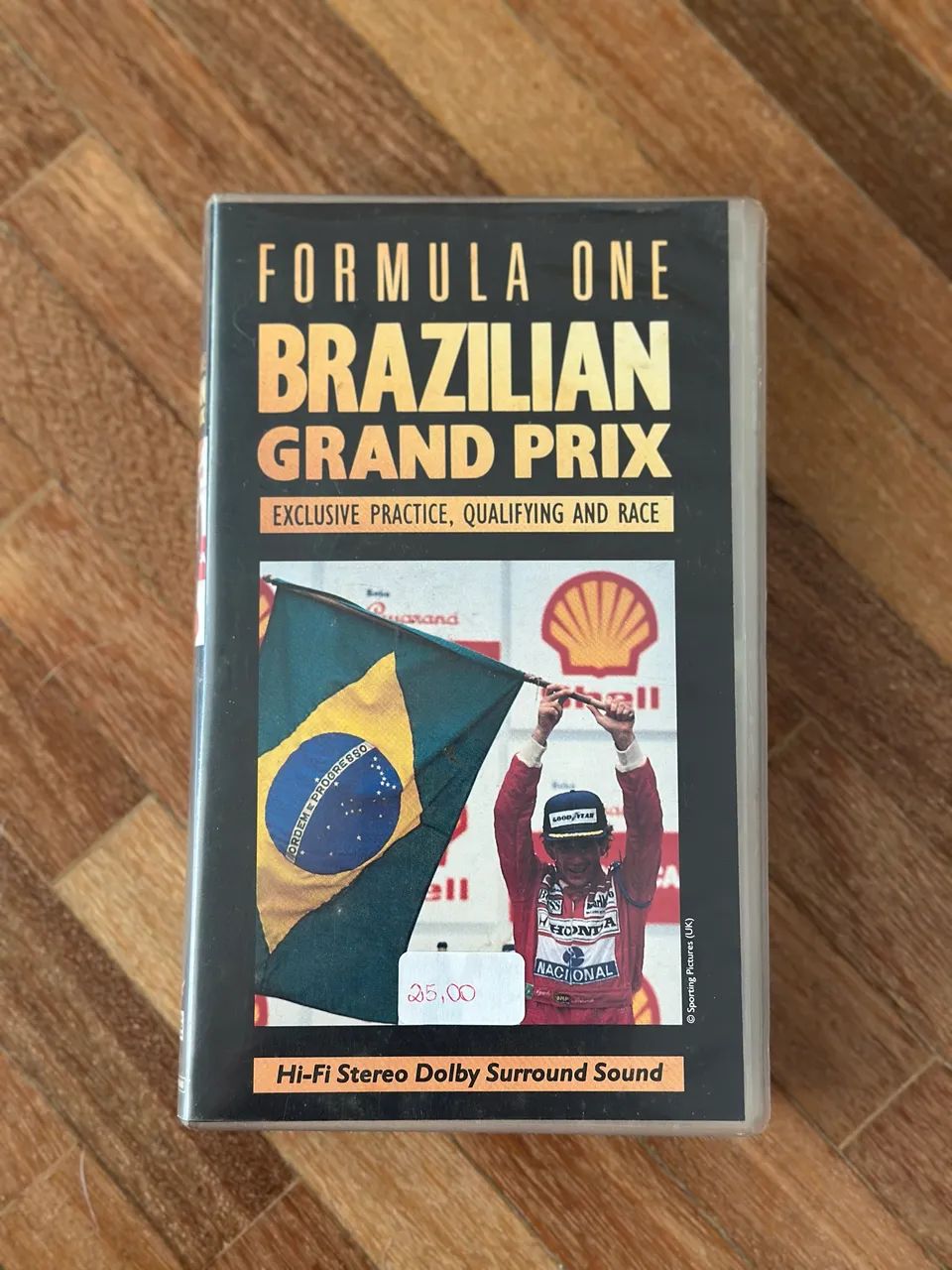 Fita Vhs Gp Brasil De Fórmula 1 De 1991 - Original 