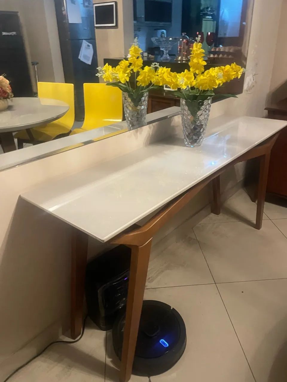 Conjunto de mesa com 4 cadeiras e aparador - móveis Smarçaro - Foto 3