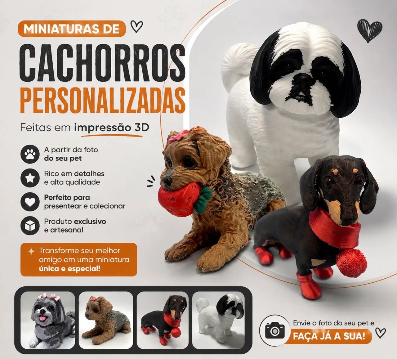 Miniaturas Pet personalizadas