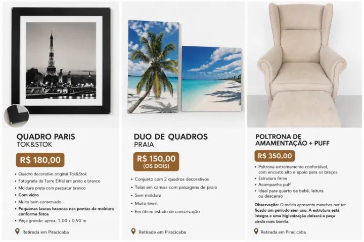 Quadros e Poltrona