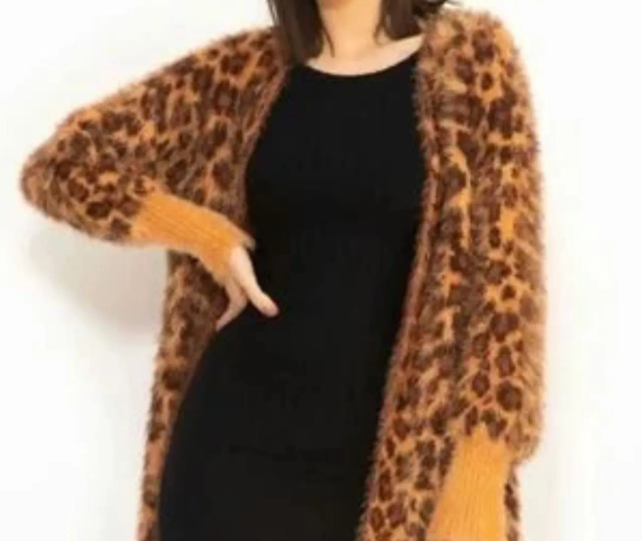 Cardigan farm de onça desejo TAM g 