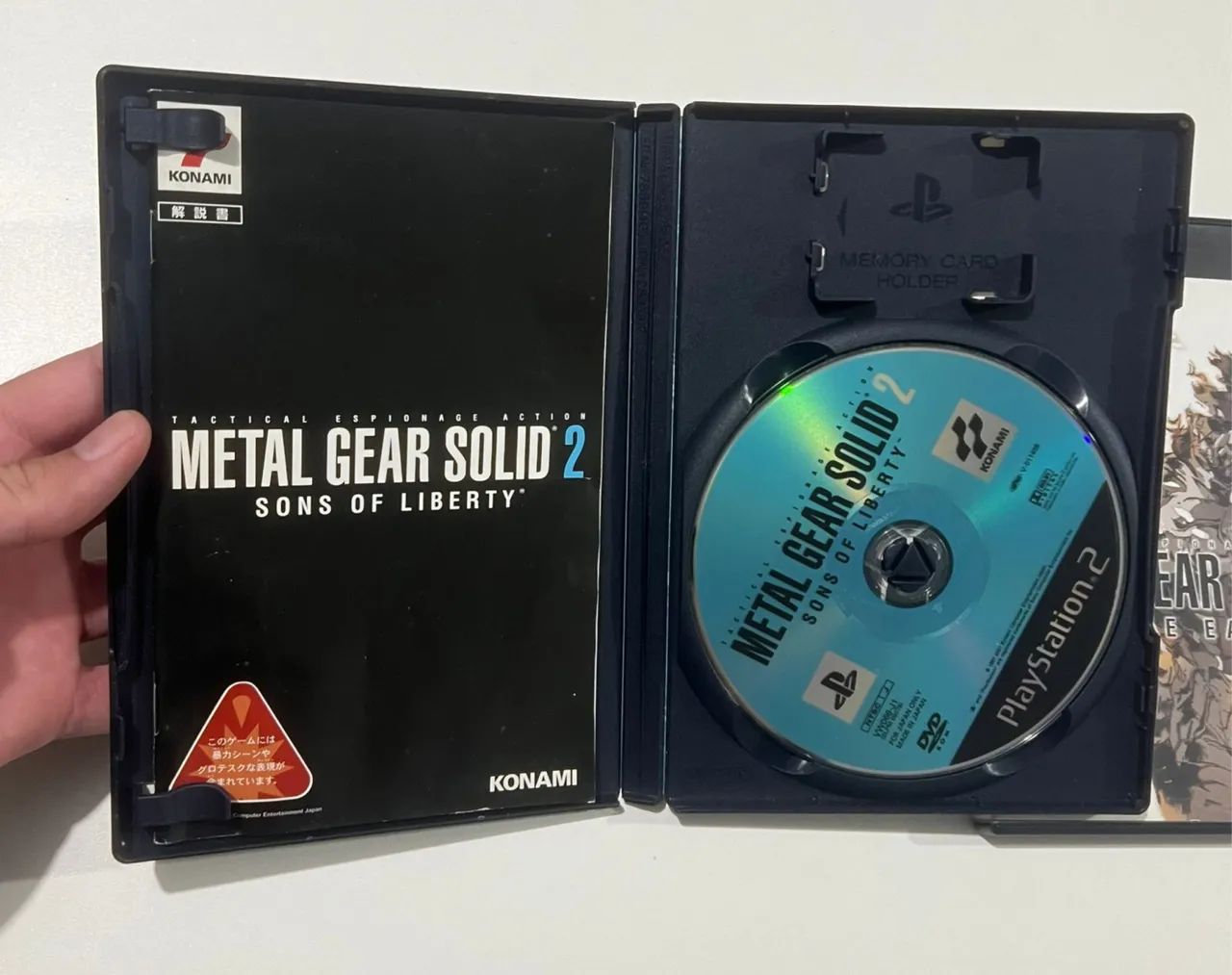 Metal gear solid 2 e 3 ps2 - Foto 2