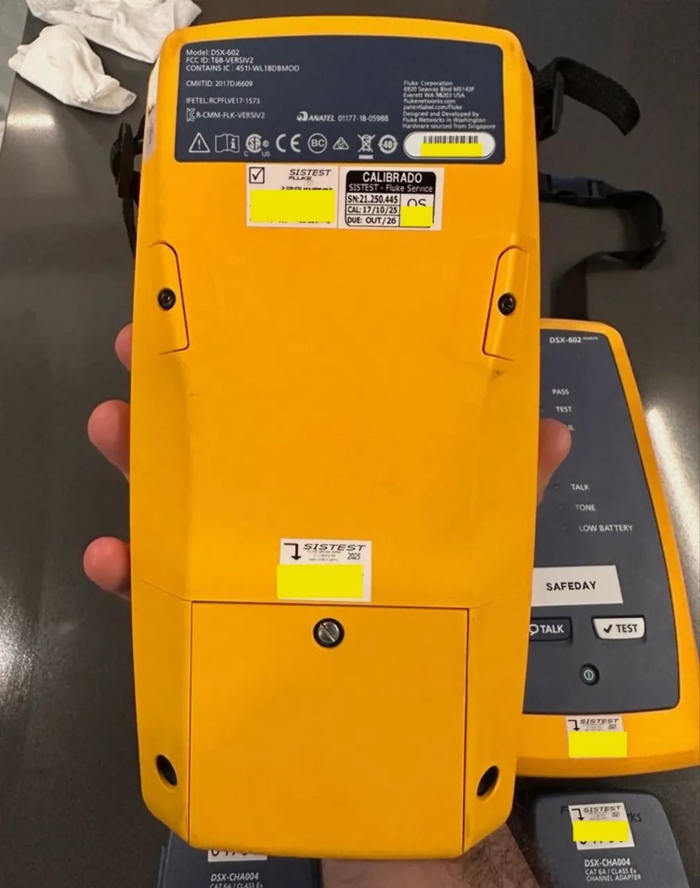 Certificador de rede Fluke DSX-602  - Foto 2