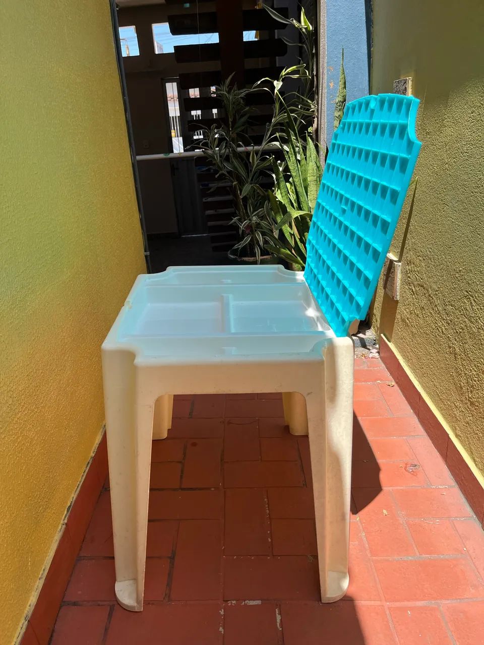 Mesa Infantil Tramontina Versa Azul e Branca - Foto 5