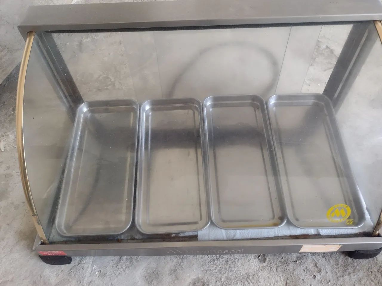 Vitrine para salgados