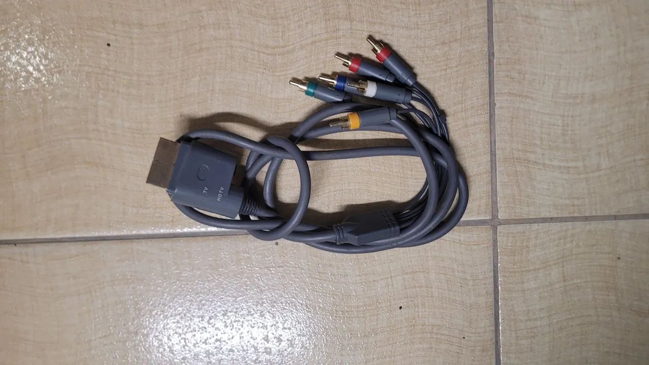 Controle xbox edição e cabo componente  - Foto 4