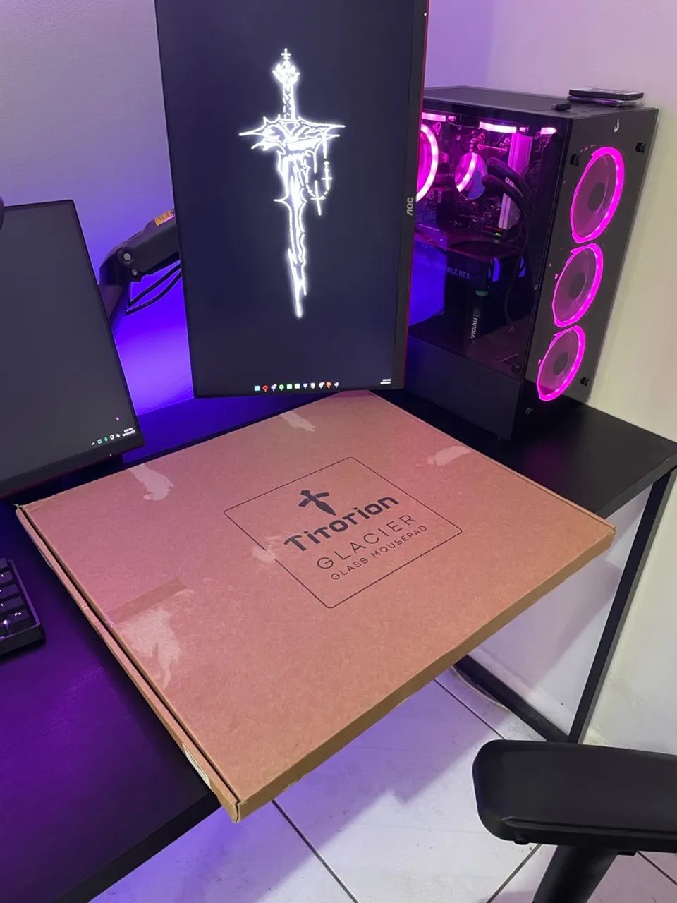 Mousepad de Vidro - GlassPad Titorion - Foto 5