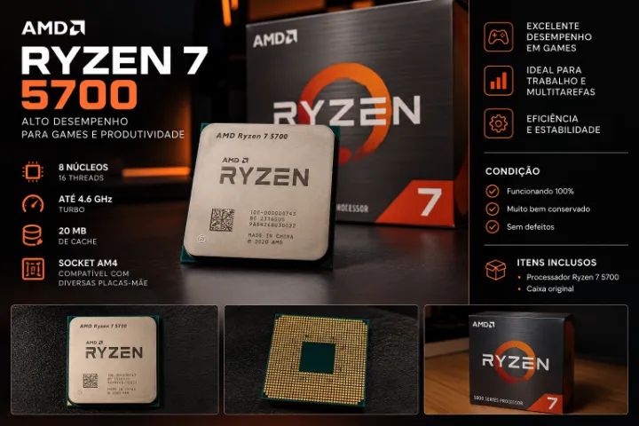 AMD Ryzen 7 5700 - Foto 2