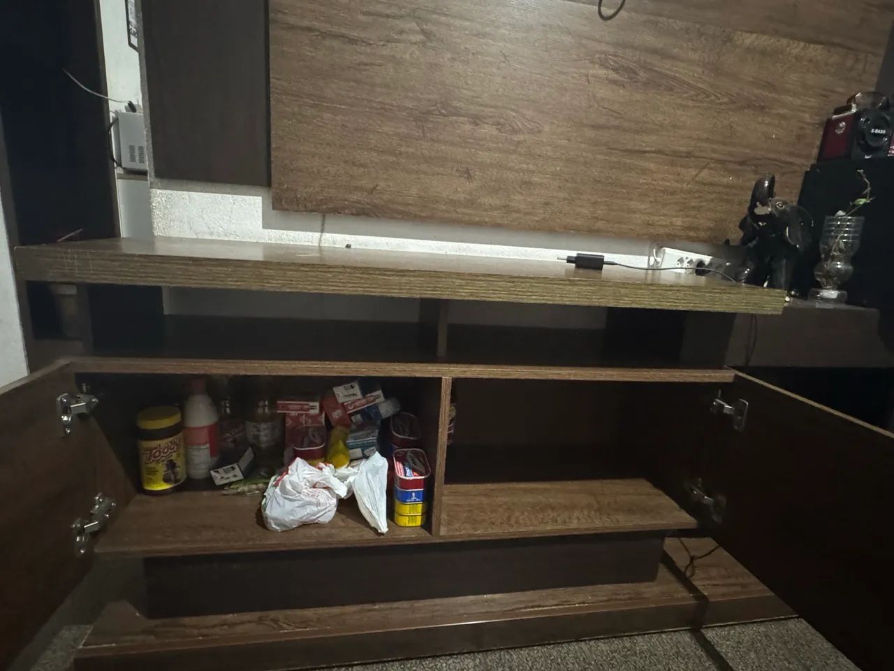 Vendo painel com rack