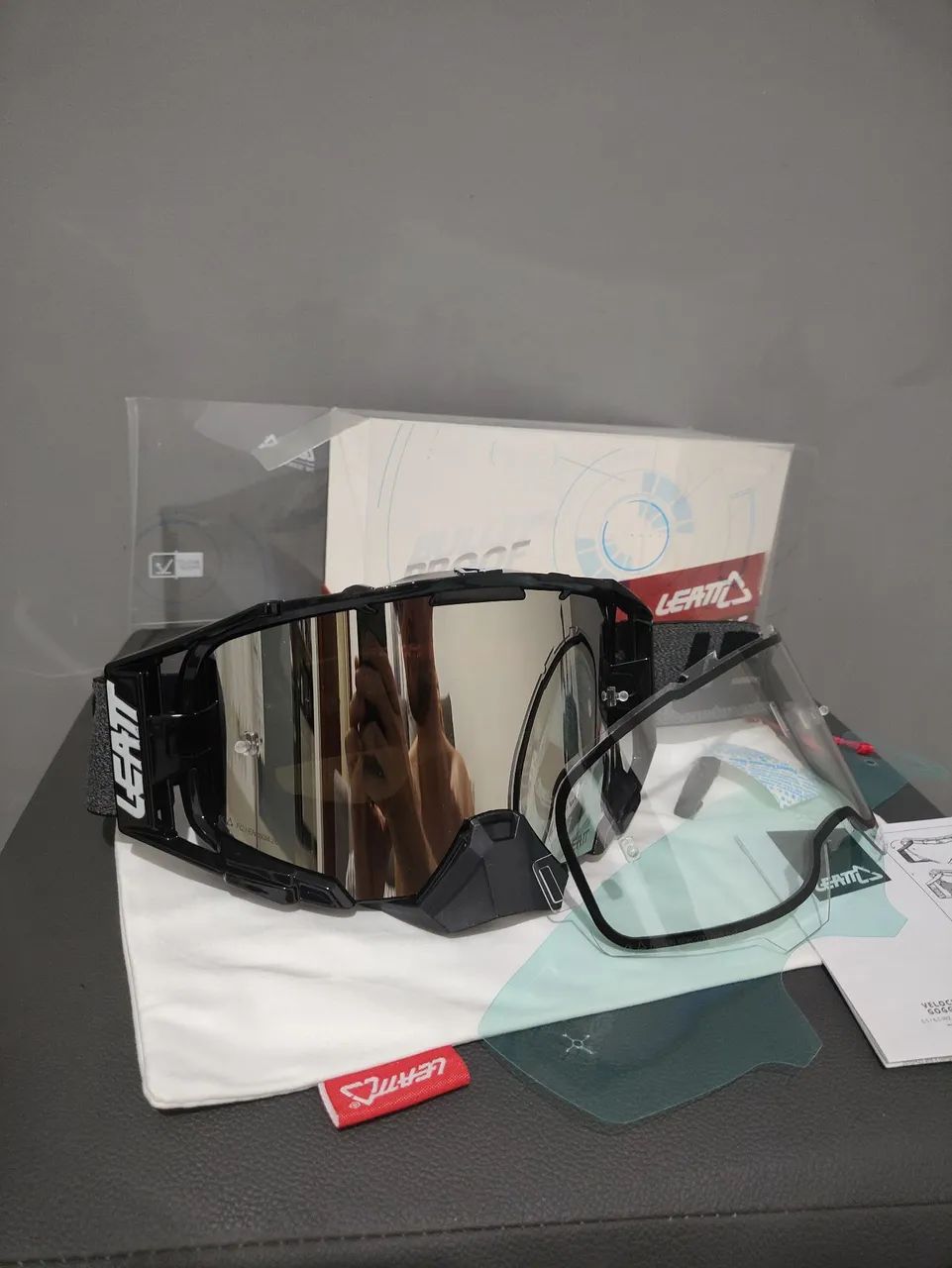 Óculos Leatt Velocity 6.5 Trilha/Motocross + BRINDE - Foto 2