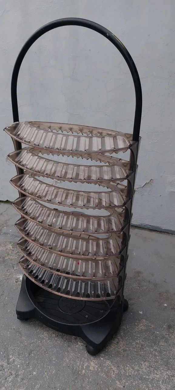 Carrinho expositor de esmaltes