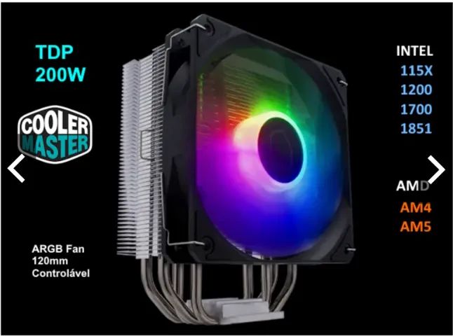 AIRCOOLER Coolermaster Hyper 212 Spectrum V3 - Foto 5