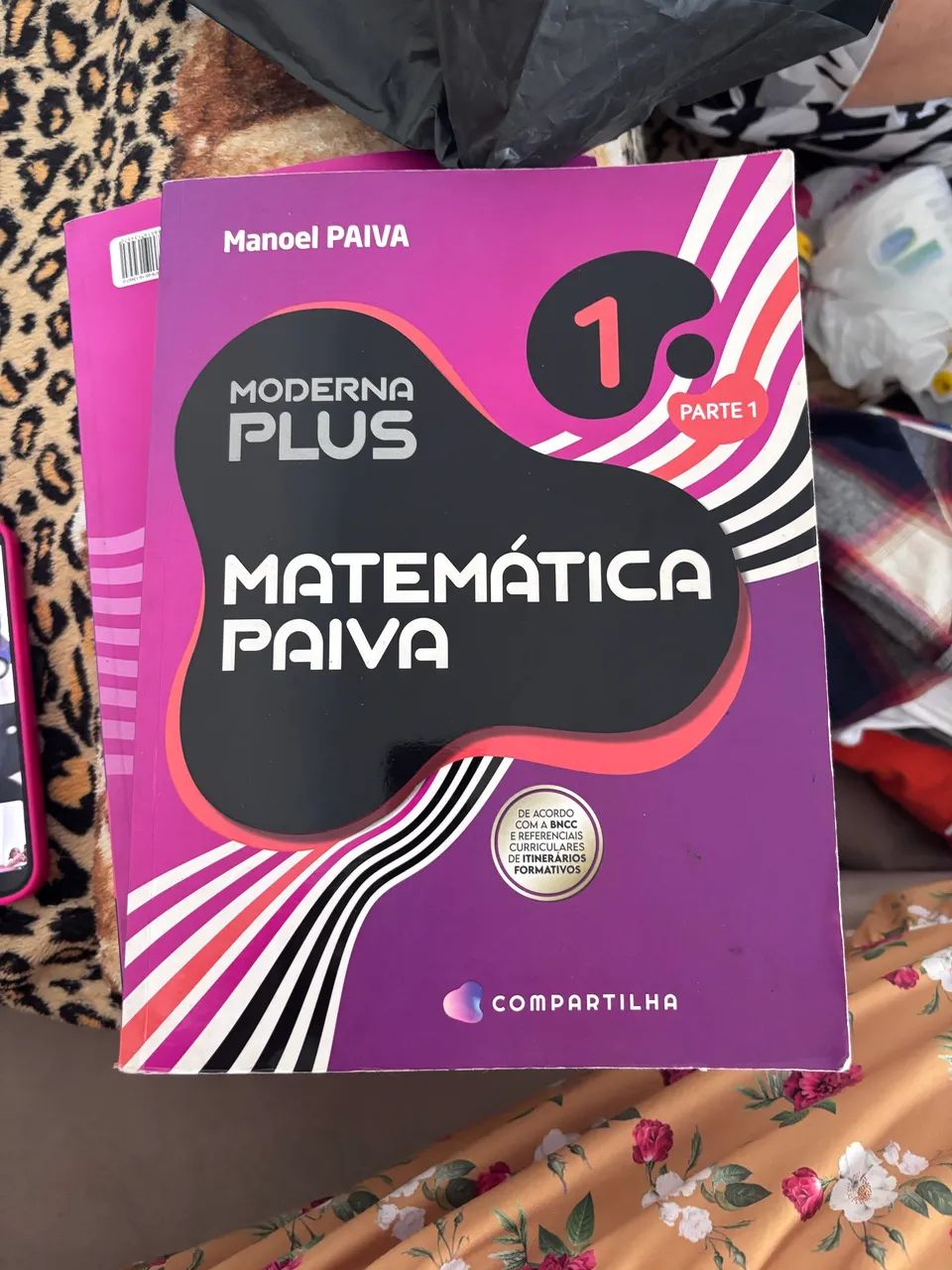 Manoel Paiva Matemática - Partes 1 e 2 | Ótimo Estado de Conservação - Foto 3