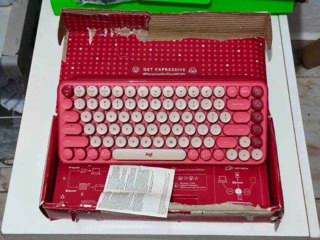 Teclado mecânico - Pop Keys - Logitech - NOVO - Foto 3