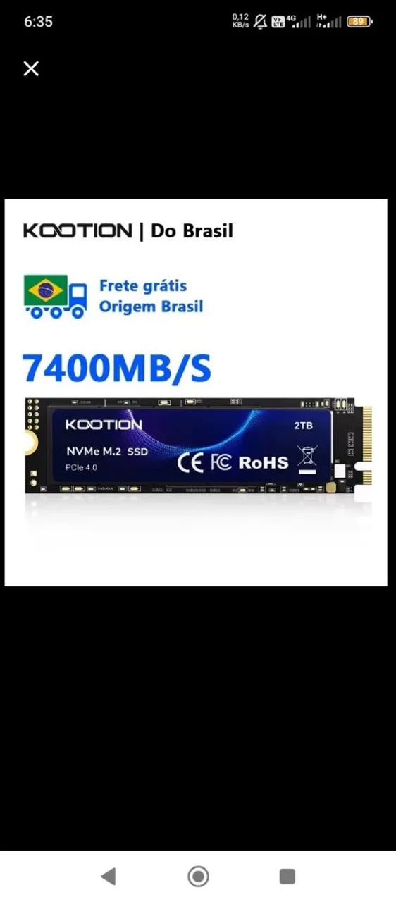 SSD 2TB 7400mbs445600572177141760